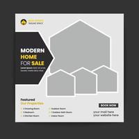 Real Estate Banner Design Template vector