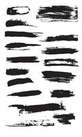 vector set of curly lines and charcoal squiggles. Draw brush strokes. Sketches with black pencil. stroke lines, squiggles, daubs isolated on white