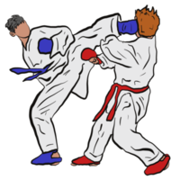 karate illustration png