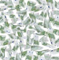 Hundred Euro Notes background photo