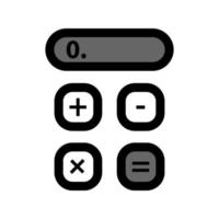 Illustration Vector graphic of calculator icon design