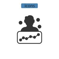 Seo specialist icons  symbol vector elements for infographic web