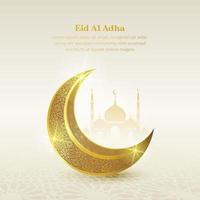 tarjeta de felicitación islámica eid mubarak, póster, diseño de banner, ilustración vectorial vector