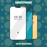ilustración vectorial de teléfono inteligente vector