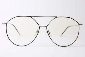 Eyeglass on white background photo