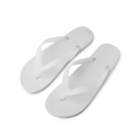 weißer Flip-Flop-Sandalen-Mockup-Ausschnitt, png-Datei png