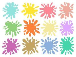 Abstract Splatter Color Background vector