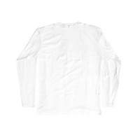camiseta blanca en blanco para el diseño de exhibición de maquetas de ropa de tela png