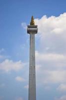Central Jakarta, Jakarta, Indonesia, May 16th 2022. The national monument of Indonesia called Monas. photo