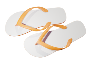 zomer slipper samenstelling geïsoleerd 3d render png