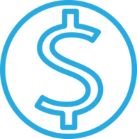 Money icon dollar sign design png