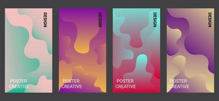 colorful fluid background  for cover, poster, banner, sales promotion and social media post vector