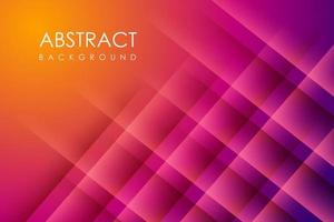 Modern abstract gradient orange and purple colorfull background concept with gold line and dots decoration vector