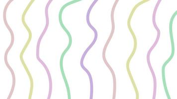 Colorful geometric seamless pattern line wave background vector design for kids
