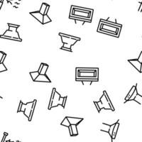 Range Hood Device Vector Seamless Pattern