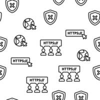 Https Elements Vector Seamless Pattern