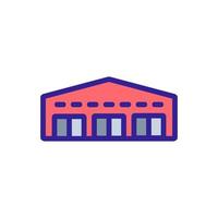 garage network icon vector outline illustration