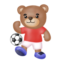 clipart del equipo de fútbol del oso. png