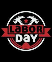 Labor Day T-Shirt Design Print Template, Labor Day T-Shirt Apparel. vector