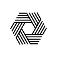 geometric icon logo geometric  abstract element vector