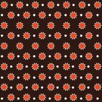 formas naranjas profundas en zigzag sobre un fondo marrón vector