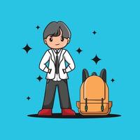 Student Ready Back to School vector