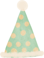 chapeau de fête aquarelle png