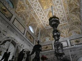 PADOVA, ITALY - APRIL 23 2022 - Sant antonio Saint Antony padova church cathedral open to public after covid 19 pandemic. famous tomb is back to public photo