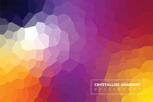 Modern crystal low ploy background vector