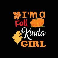 Autumn Fall T shirt design vector