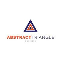 Abstract triangle icon logo design inspiration vector