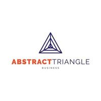 Abstract triangle icon logo design inspiration vector