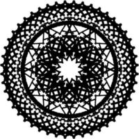 Mandala round ornament vector