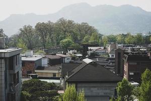 el paisaje de seúl, corea foto