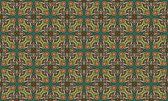 ethnic flower pattern modern background vector