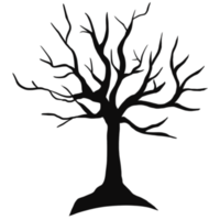 árbol de terror de halloween png