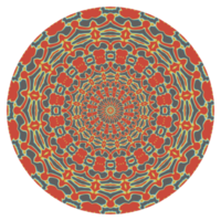 padrão de mandala abstrata com forma de círculo png