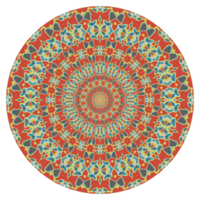 Abstract mandala pattern with circle shape png