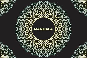 Frame mandala design. Mandala pattern background design. vector