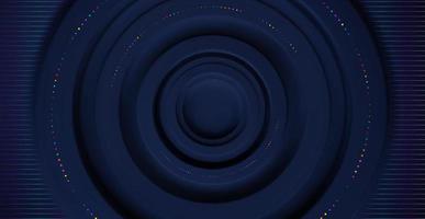 Elegant futuristic background. Abstract background of gradient circles in the form of a sound speaker. vector