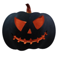 elemento de diseño de calabaza oscura de halloween png