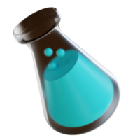 3D illustration test tube png