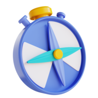 3D illustration compass png