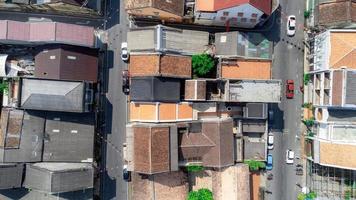 Aerial view of of Songkhla old town, Thailand photo