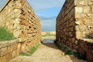 Acre Israel August 12, 2018 Ancient port city in the western Galilee. photo