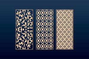 decorative elementsborder frame borders pattern islamic pattern files dxf Laser cut panel template, cnc files vector