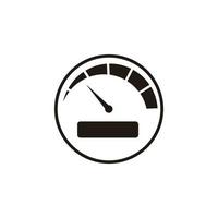 speedometer icon vector. speedometer icon vector illustration