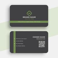 Professional creative business card template design vector