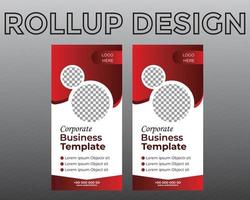 Roll Up Design Template , vector