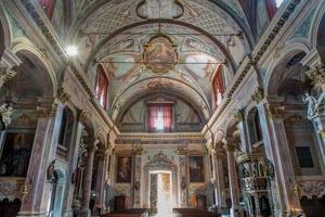 Clusone Italy 2022Basilica of Santa Maria Assunta and San Giovanni Battista in Clusone was built, according to tradition, on the ruins of an ancient Roman temple dedicated to the goddess Diana photo